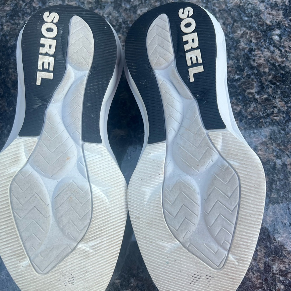 Sorel Kinetic RNEGD Float Shoes Sneakers Womens 8,5 Black Lace Up Walking Hike - Picture 9 of 12